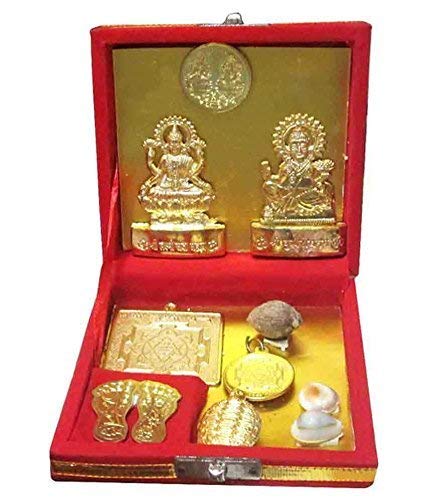 DevotionalClub® Sri Dhan Laxmi–Kuber Bhandari Brass Yantra for Wealth, Prosperity & Pooja | Ideal Diwali Gift
