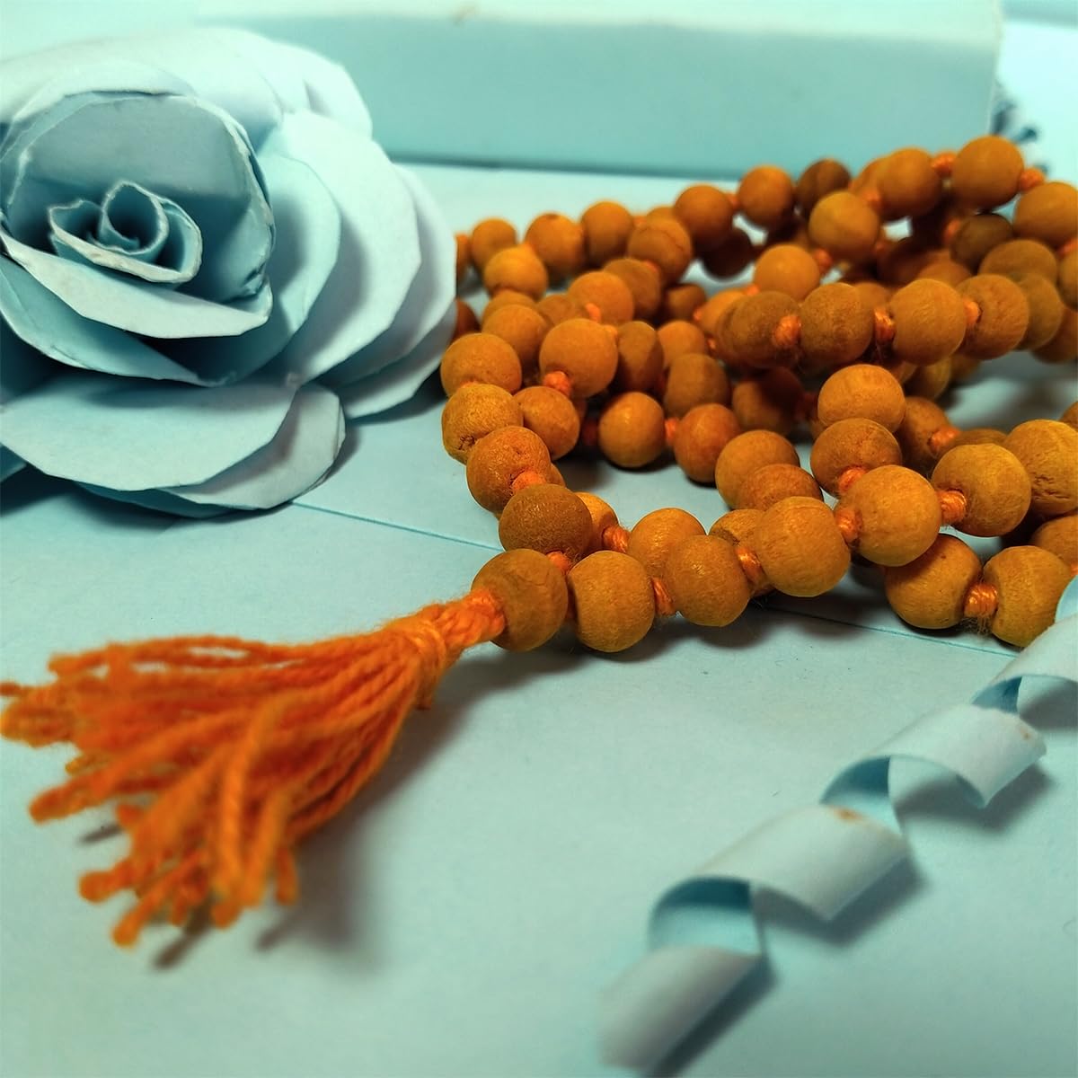 DevotionalClub® Haldi Mala – 108+1 Large Beads for Japa, Puja & Meditation