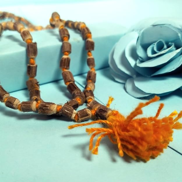 DevotionalClub® Tulsi Rosary Mala – 108+1 Large Beads for Japa, Puja & Meditation